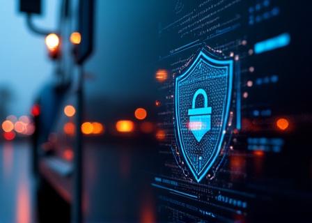 Secure data visualization representing freight protection